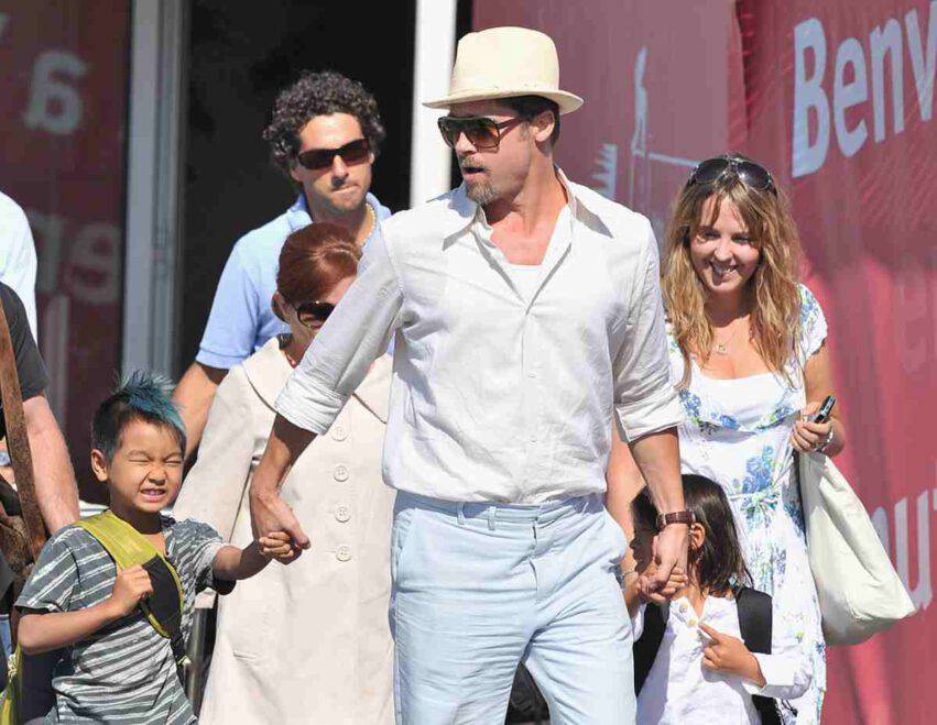 Brad Pitt rapporto coi Pax e Maddox