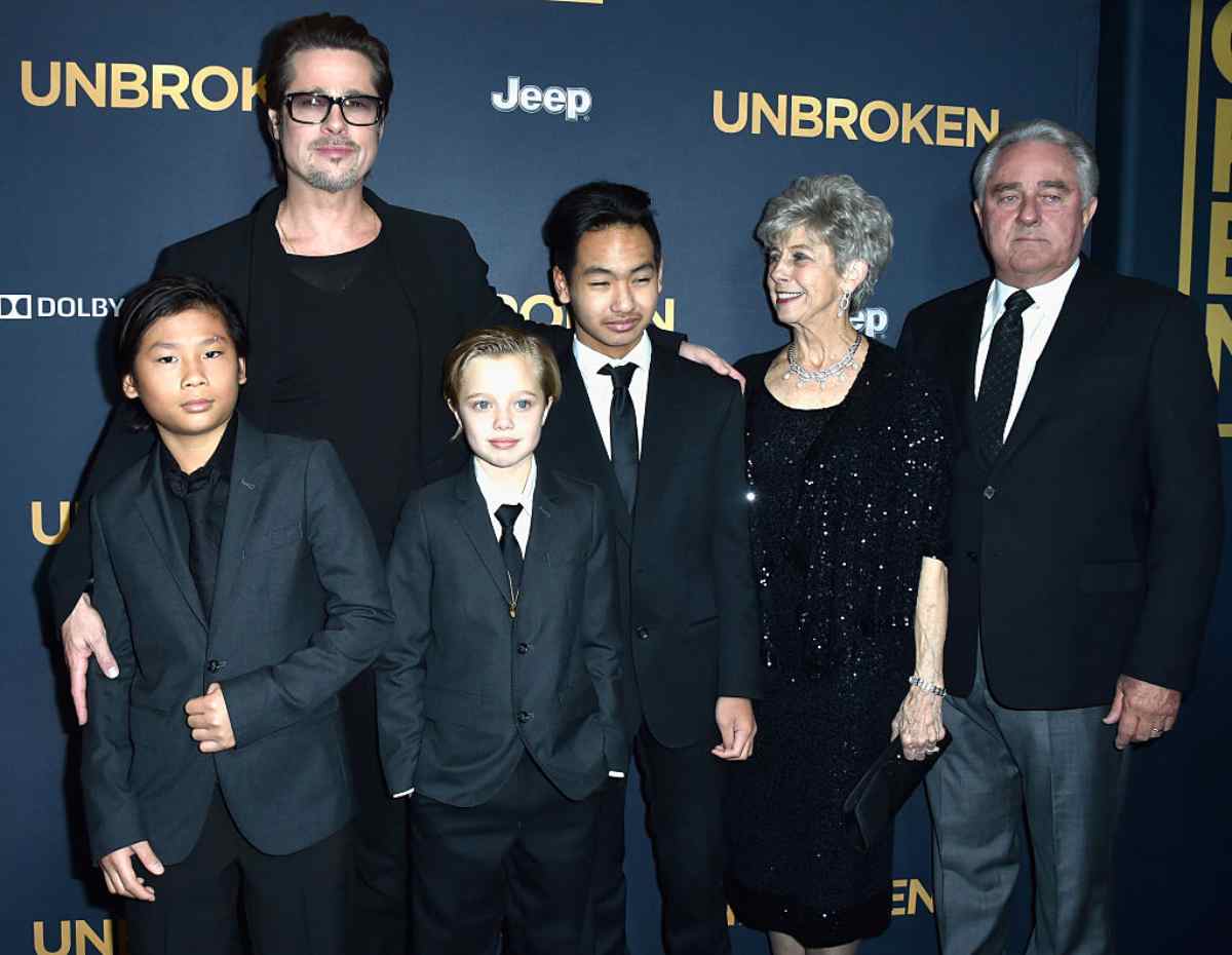 Brad Pitt rapporto coi figli