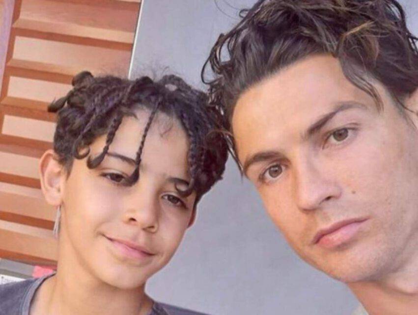 Cristiano Ronaldo coi 4 bambini