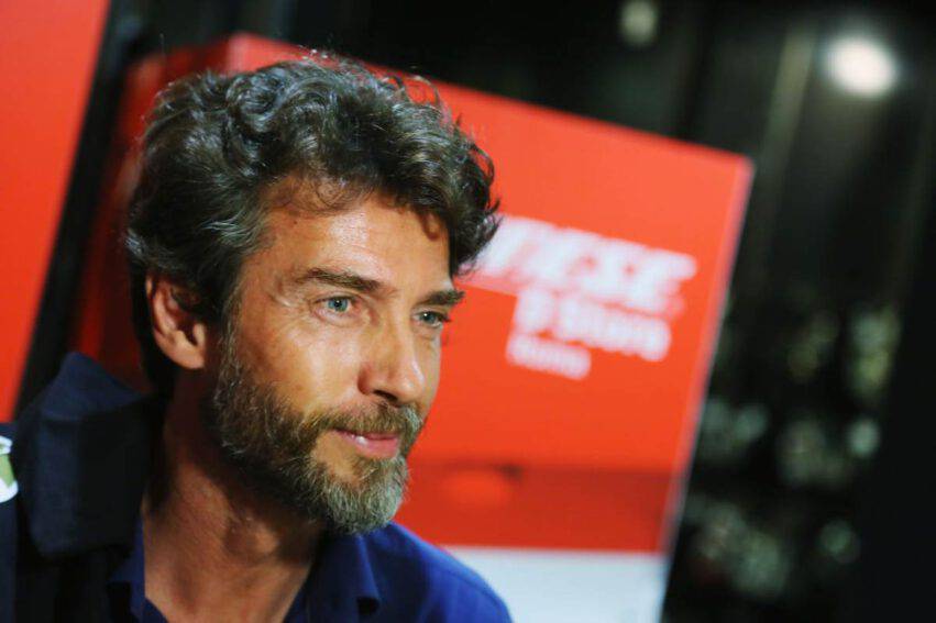 Alessio Boni col figlio