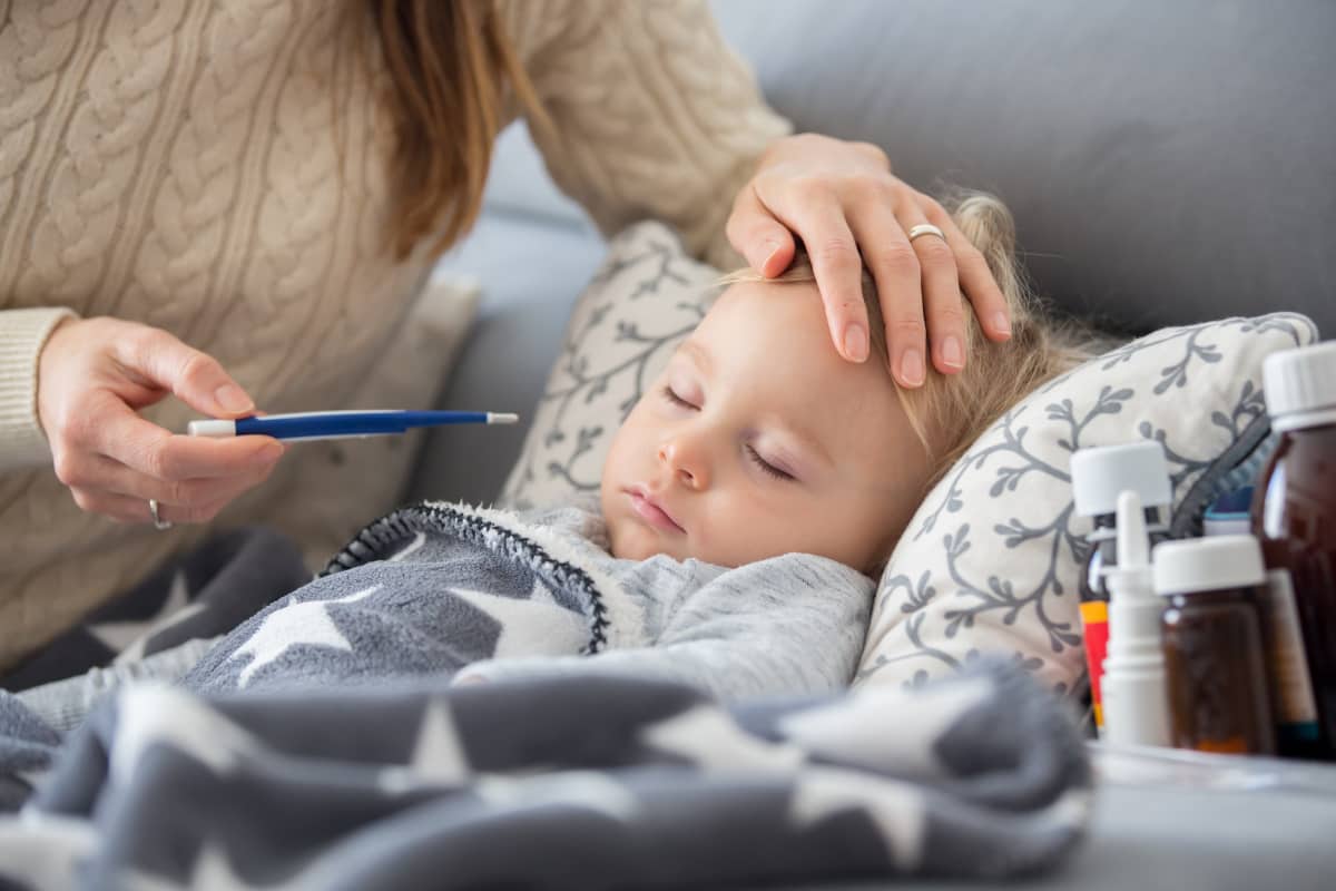 primo caso influenza bambino