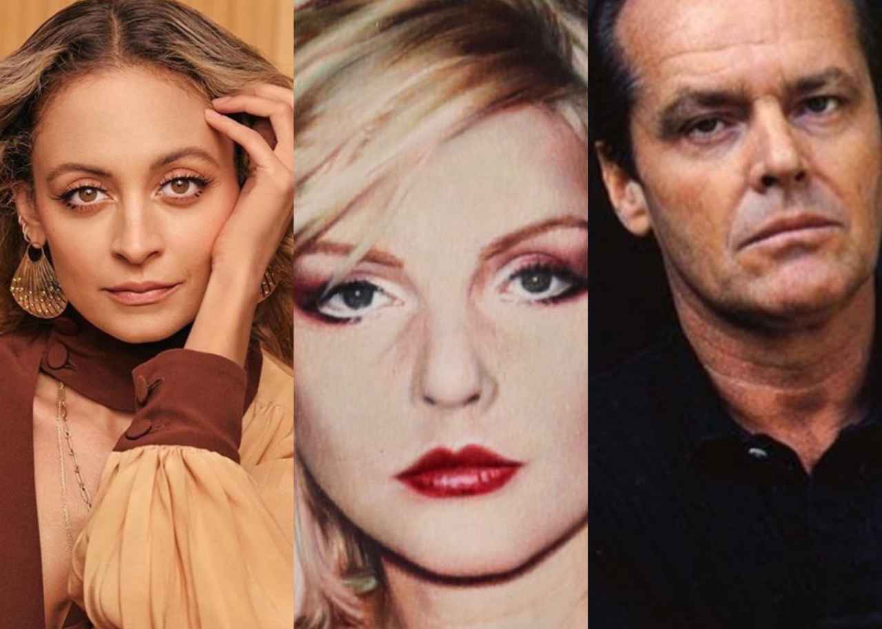 Nicole Richie, Blondie e Jack Nicholson (fonte Instagram @nicolerichie @blondieofficial @jacknichols