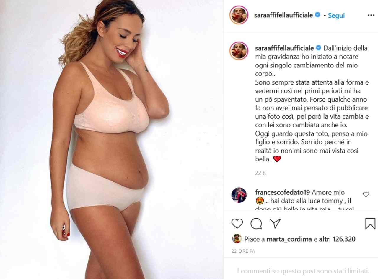 Sara Affi Fella (fonte Instagram @saraaffifellaufficiale)