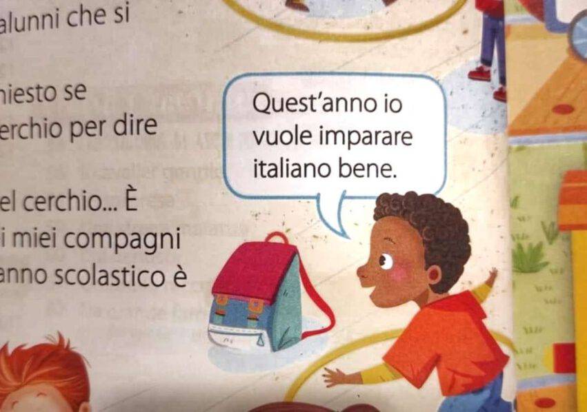 TESTO scolastico accusa razzismo