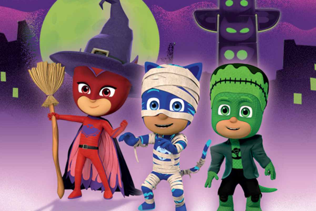 dolcetto o scherzetto pj masks a lavoro per una buona causa