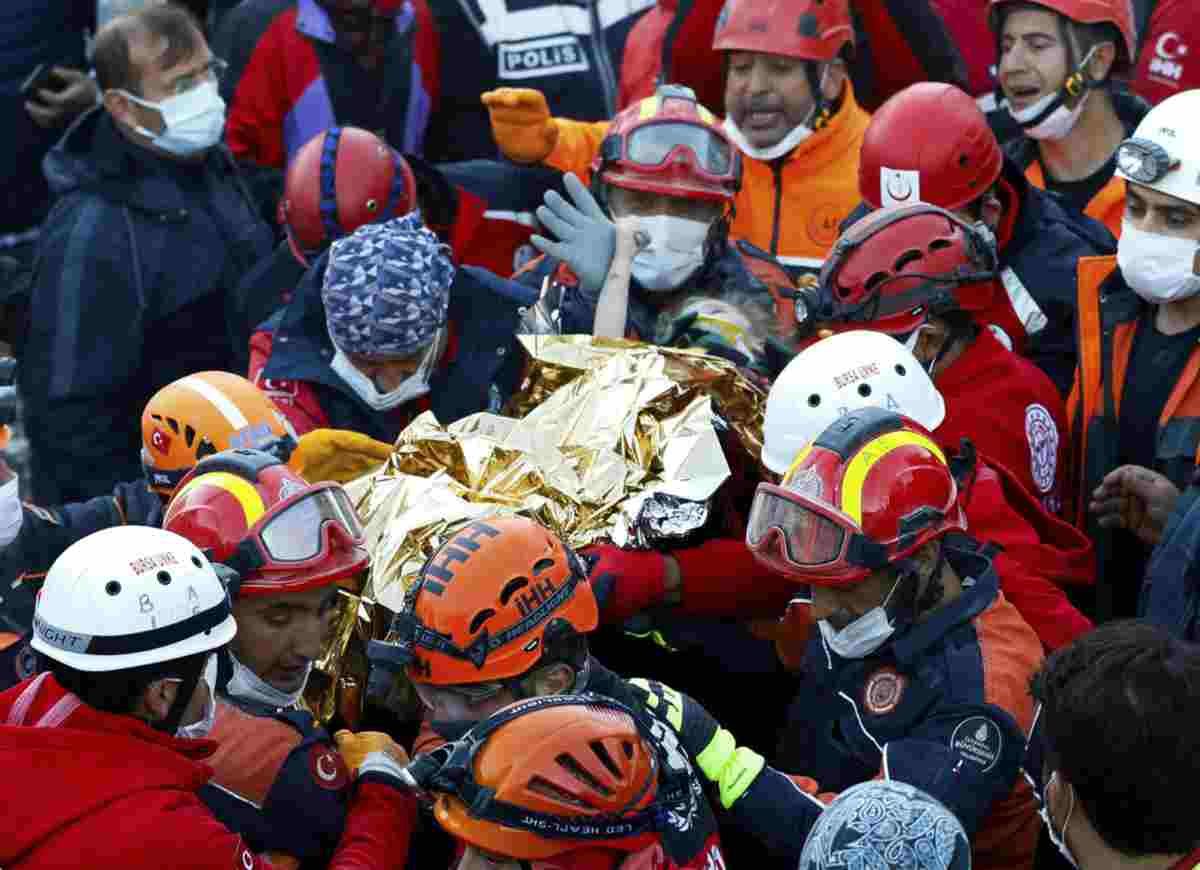 Foto bambina terremoto