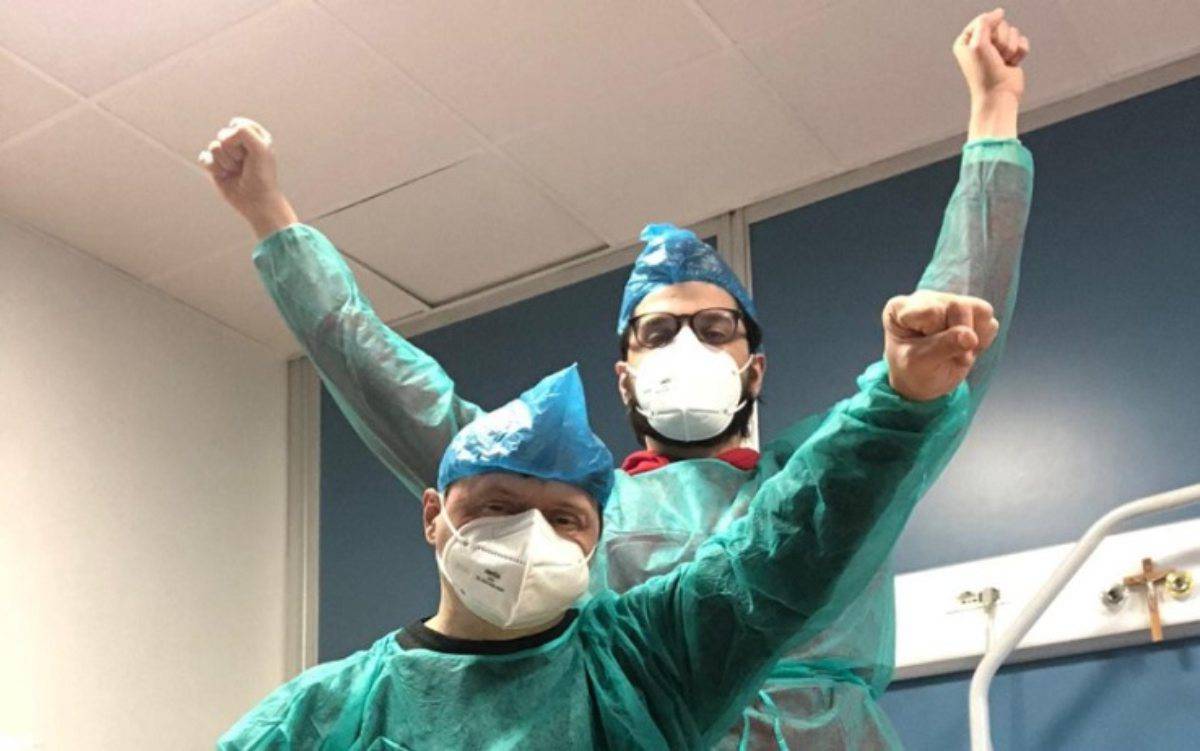 zio e nipote affrontano covid