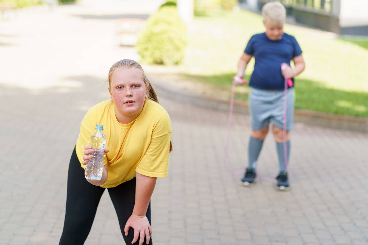 obesità nei bambini fare attività fisica