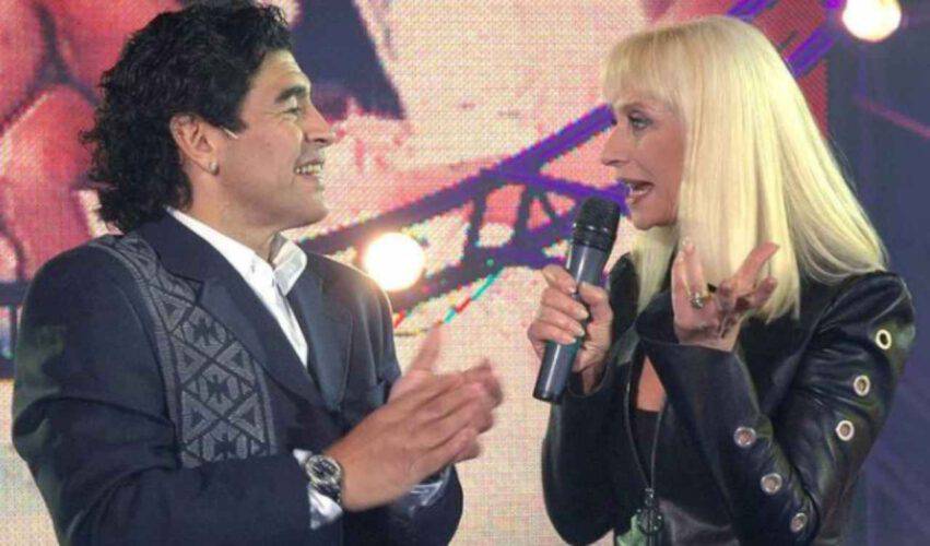 raffaella carrà e Diego Armando Maradona