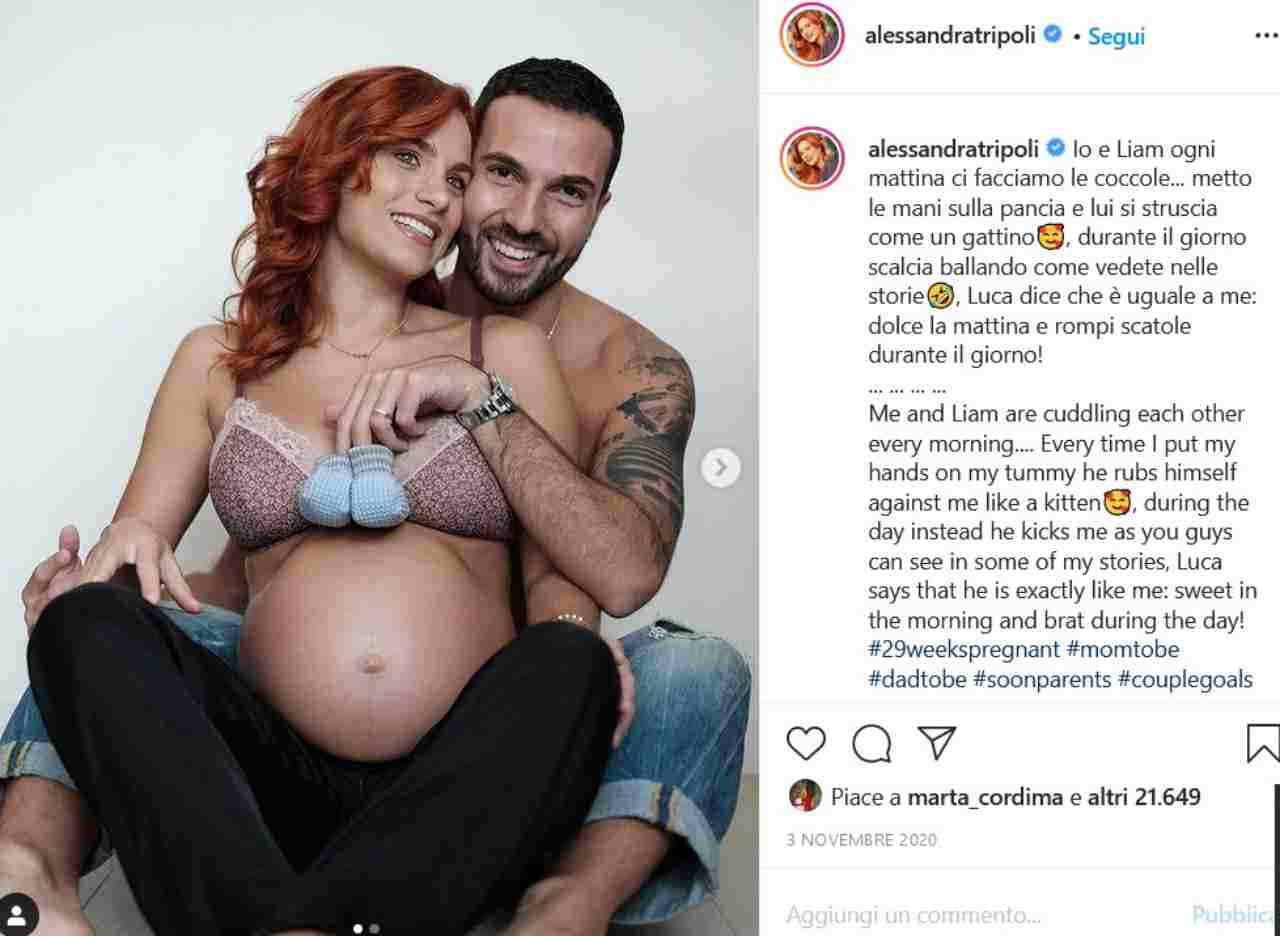 Alessandra Tripoli e marito (fonte Instagram @alessandratripoli)