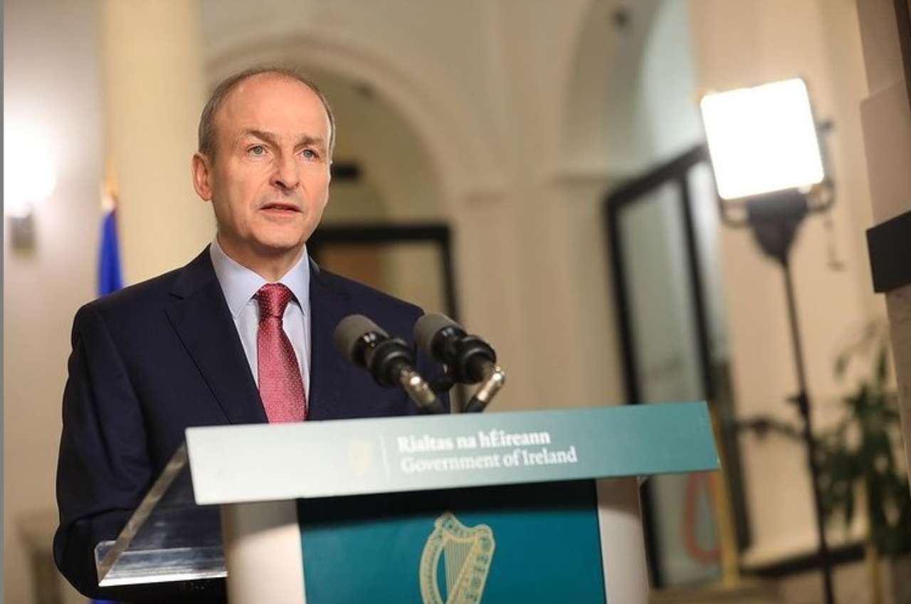 Premier irlandese Micheal Martin (fonte Instagram @michealmartintd)