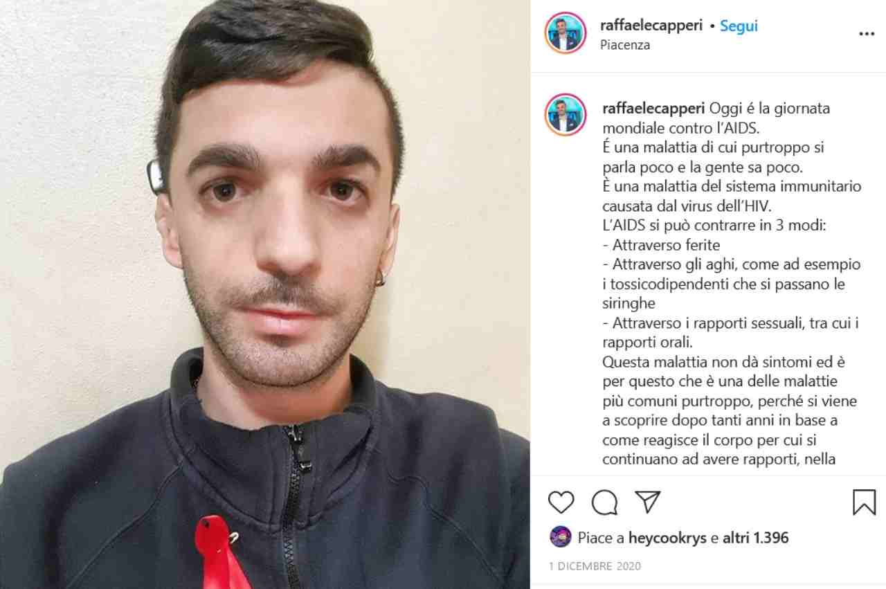 Raffaele Capperi (fonte Instagram @raffaelecapperi)