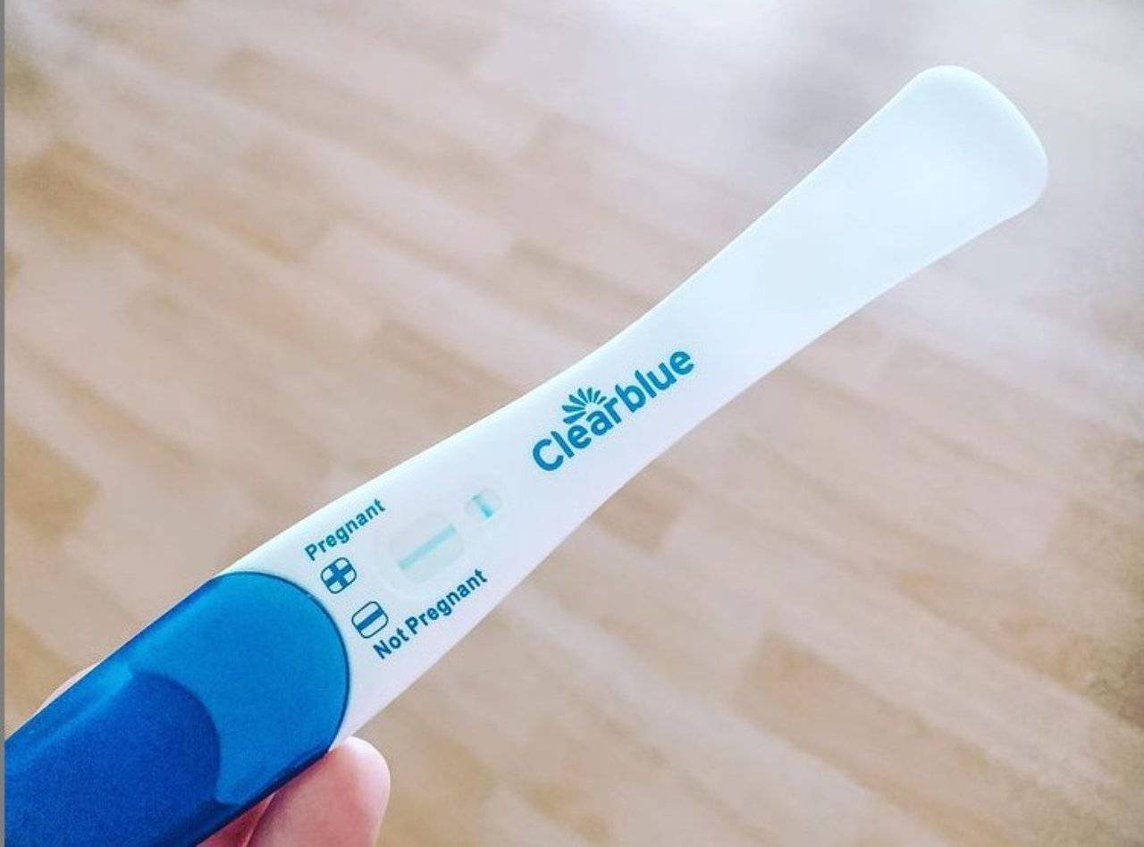 Test gravidanza (fonte Instagram @blakaney_burk)