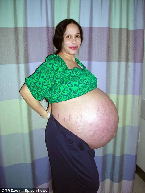 mamma incinta 8 gemelli