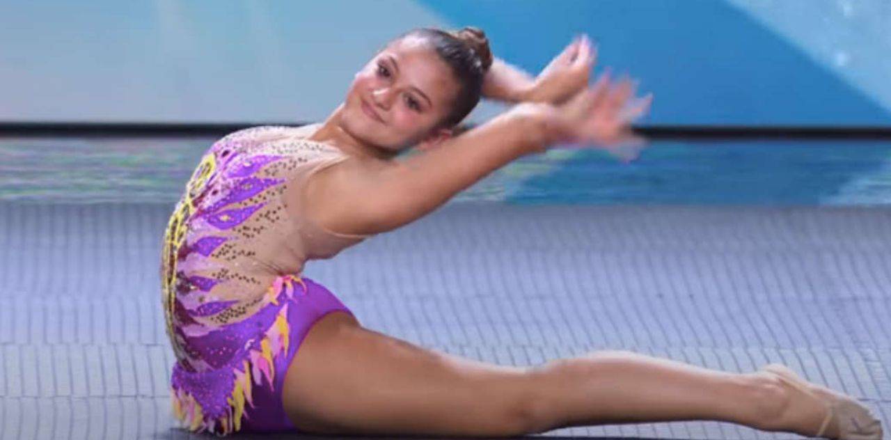 Giorgia Greco ginnasta con una gamba sola