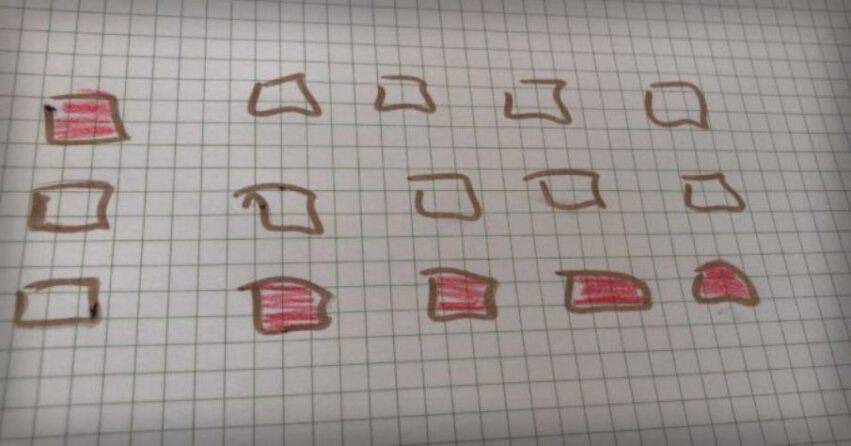 Lo schema del contagio disegnato da due bimbe di scuola elementare