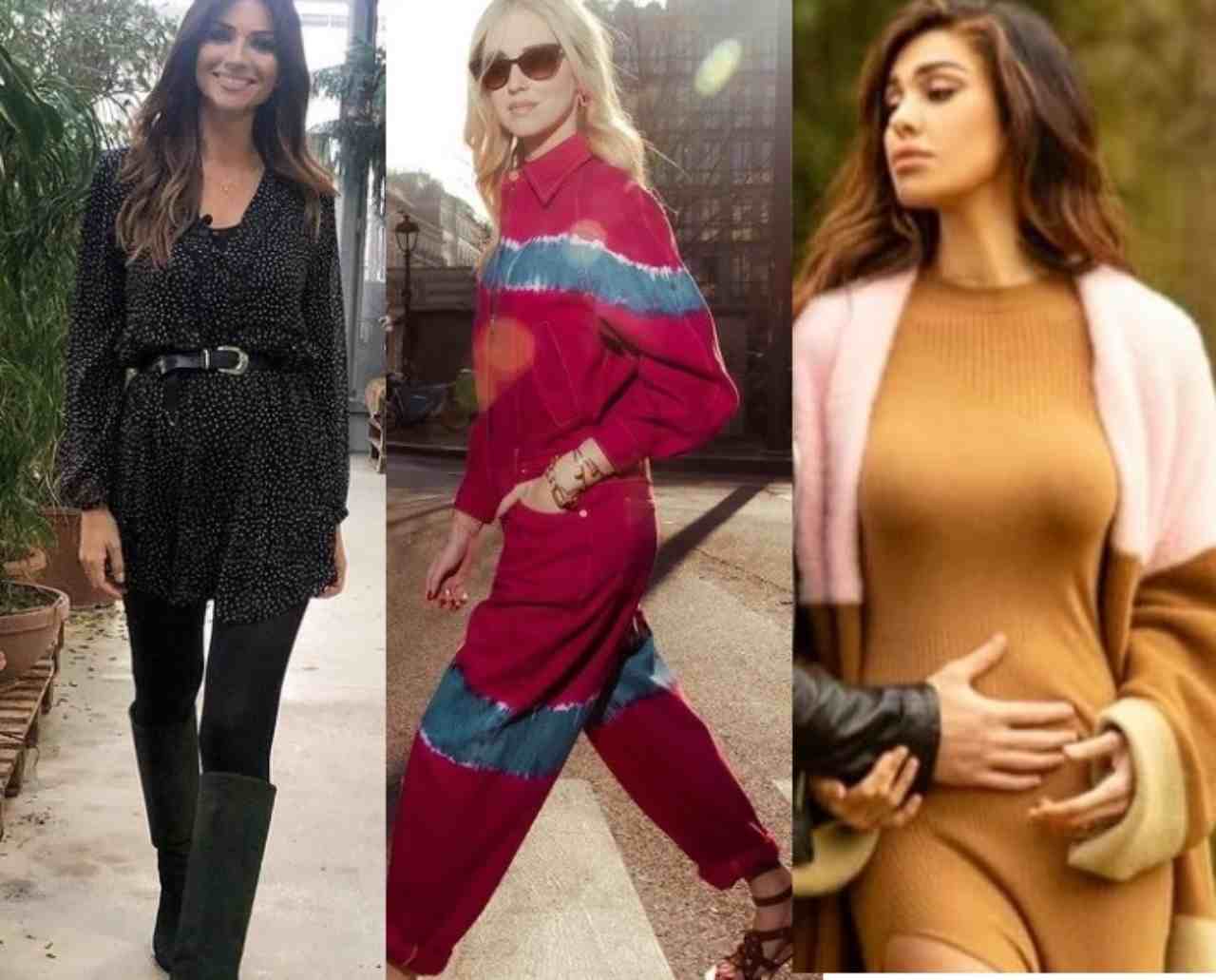 Alessia Ventura, Chiara Ferragni, Belen Rodriguez