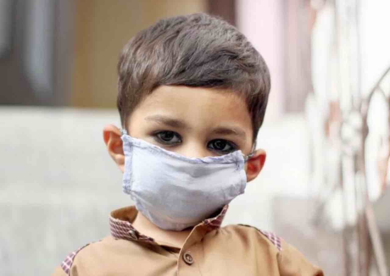 bambino mascherina