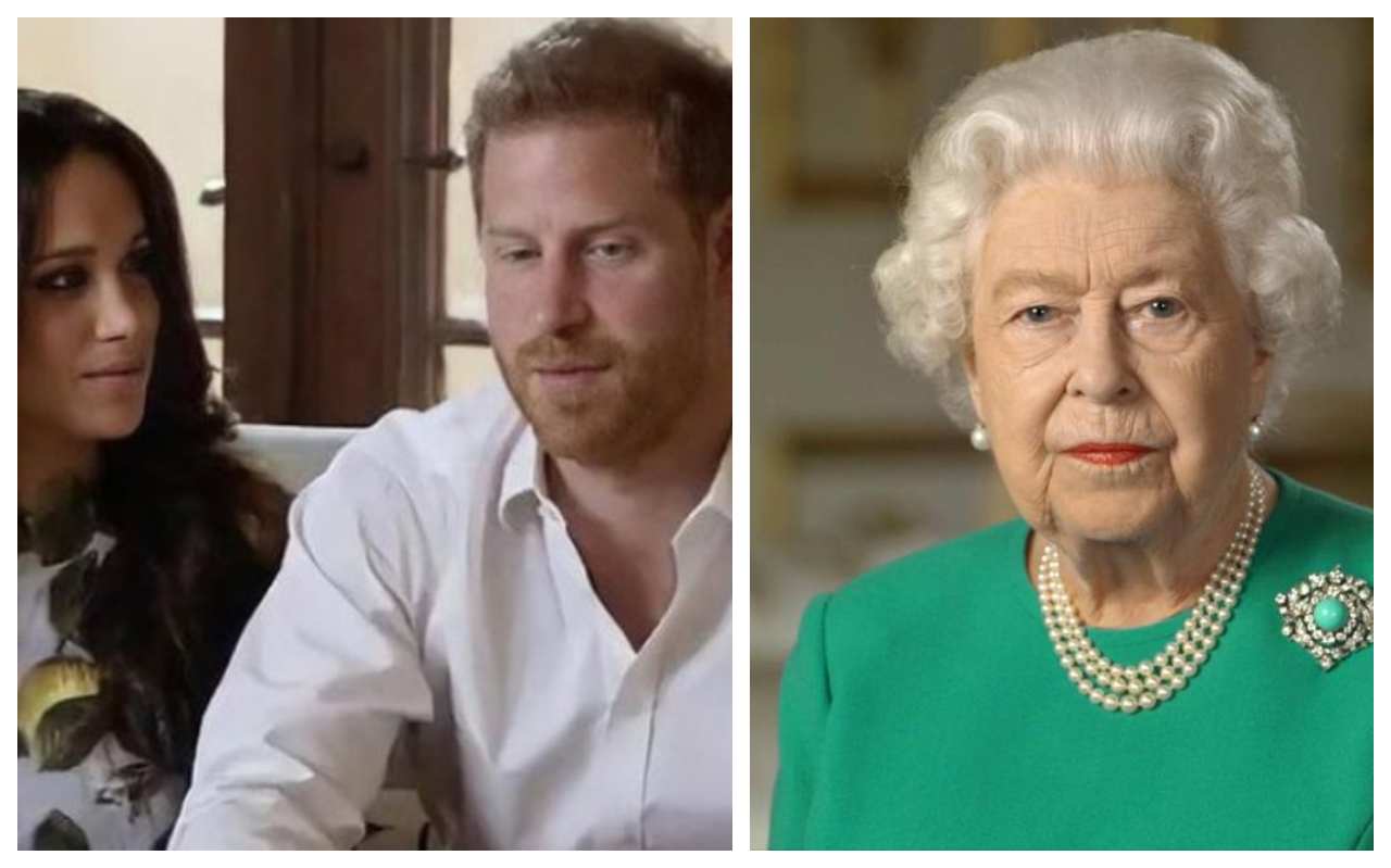 harry meghan regina elisabetta