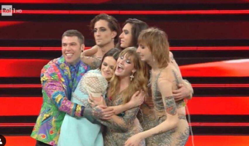 Fedez Michielin e MAneskin