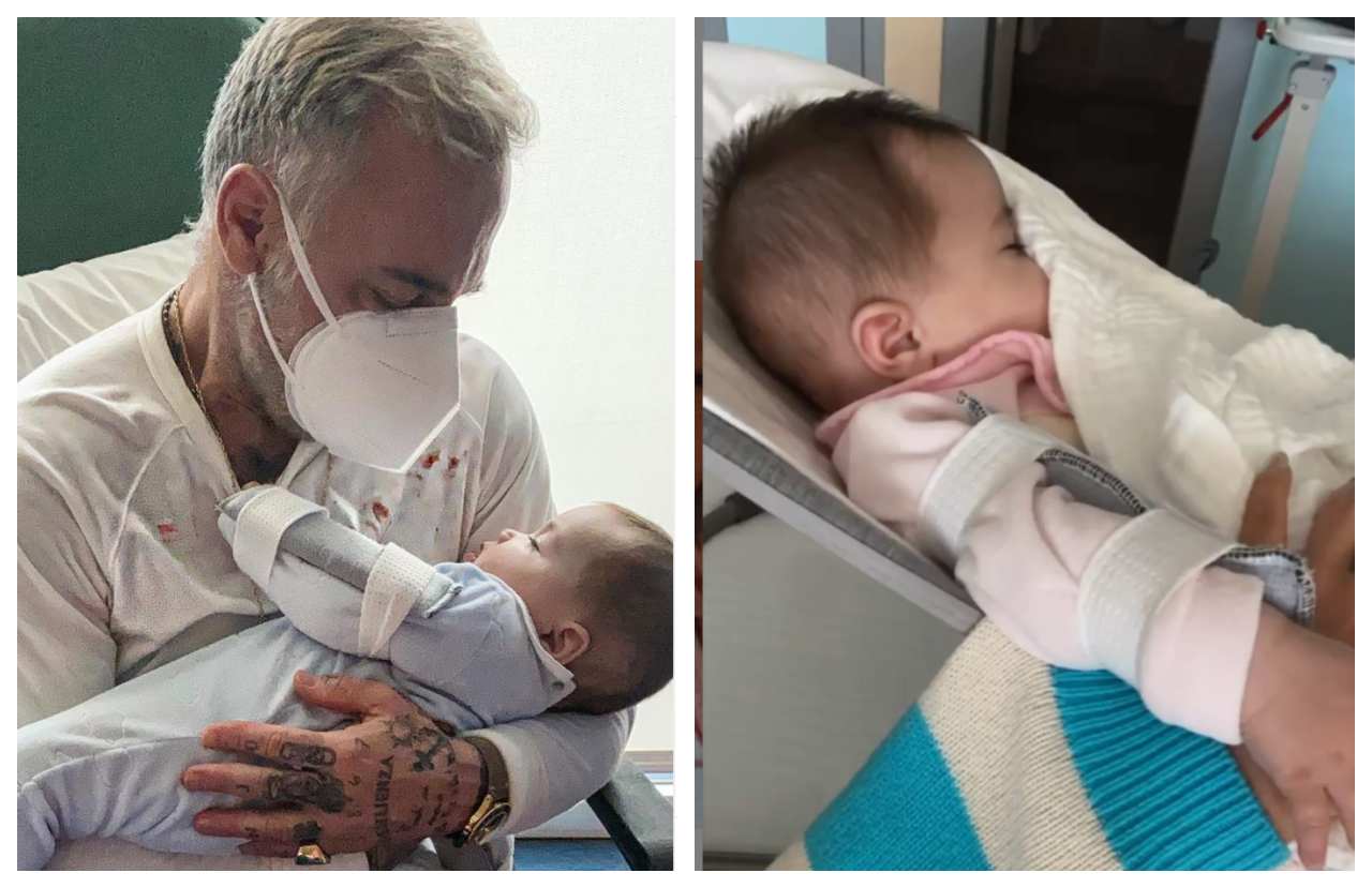 Gianluca Vacchi con Blu Jerusalema operata