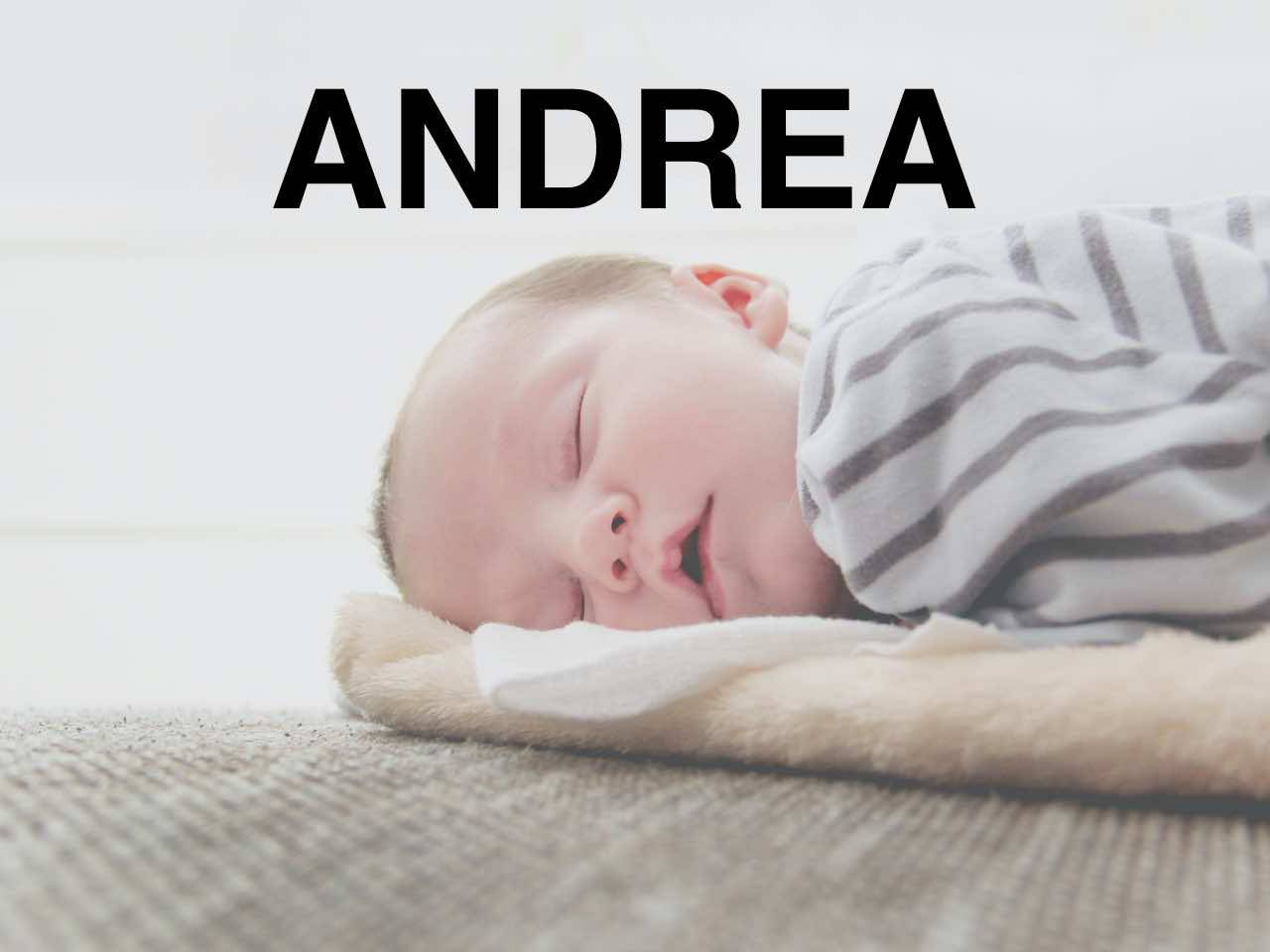 BAMBINO NOME ANDREA