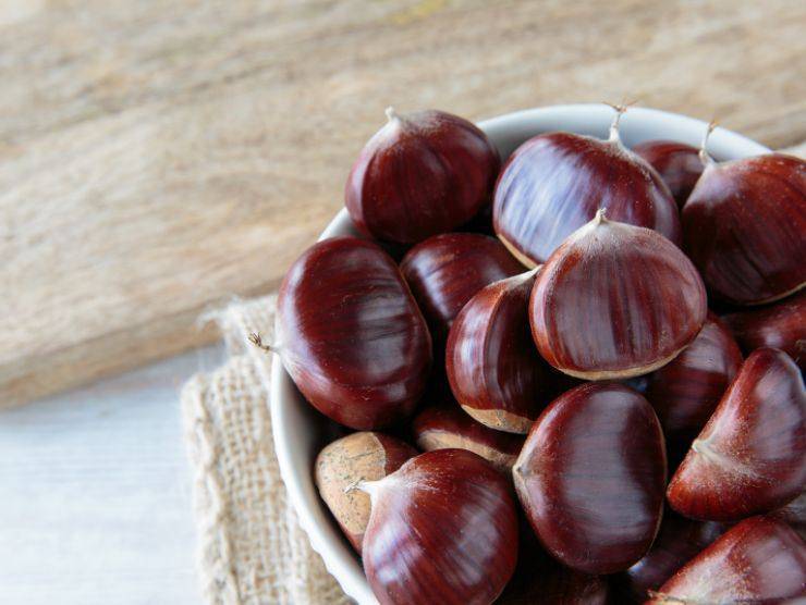 Castagne al forno