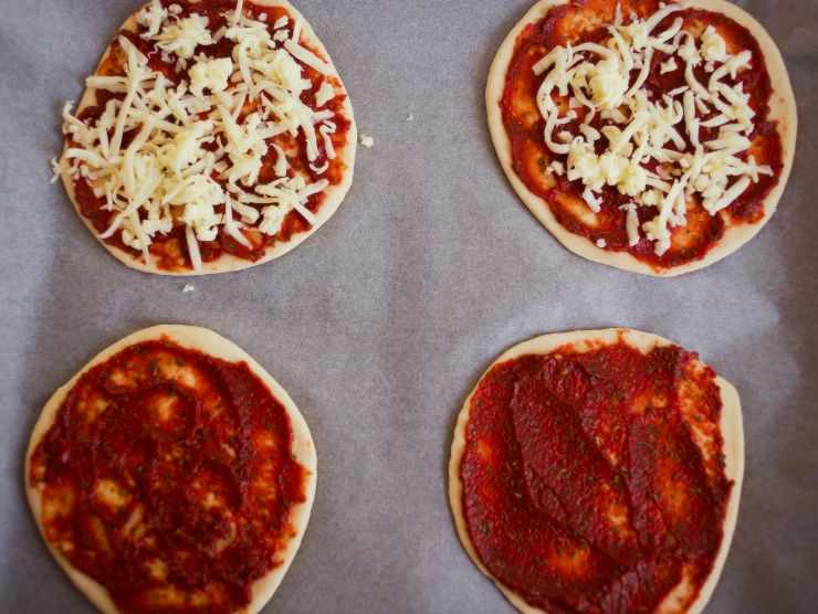 Pizzette senza lievito