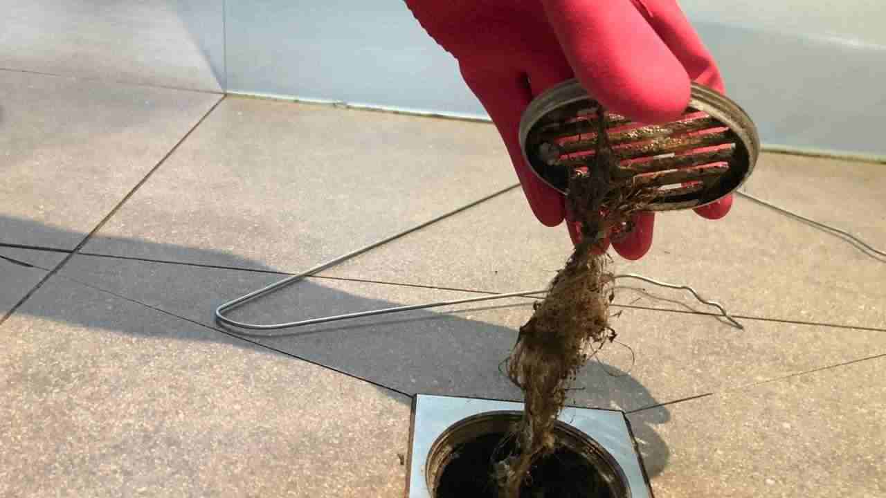 Scarico doccia intasato capelli