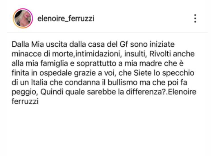 madre ospedale gf vip