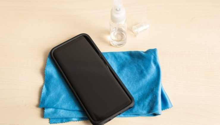 pulizia smartphone