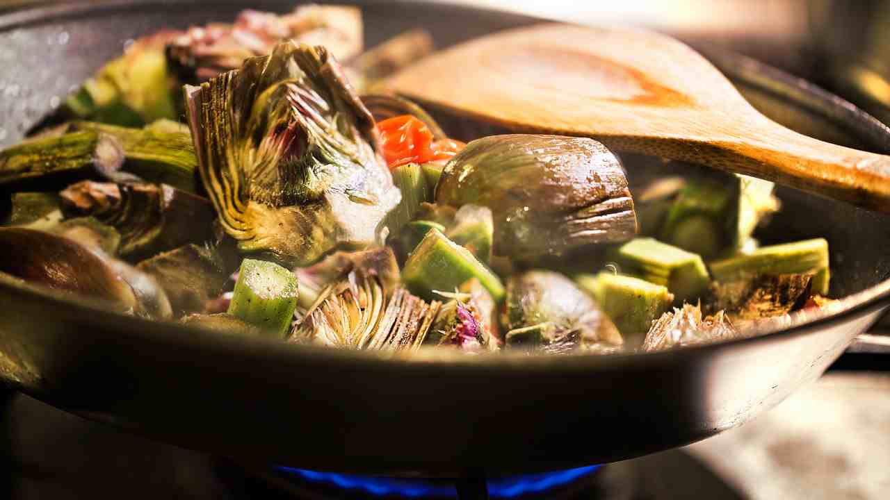 carciofi in padella 