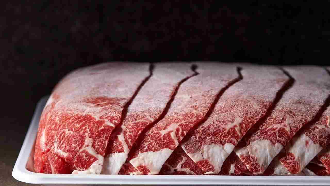 scongelare velocemente carne