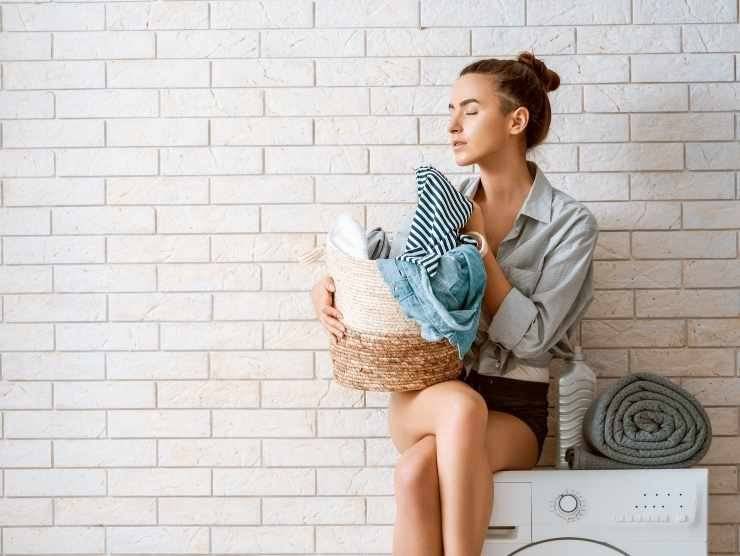 bucato profumato pulito