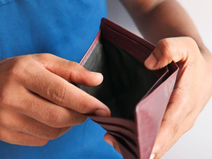 segno problemi economici