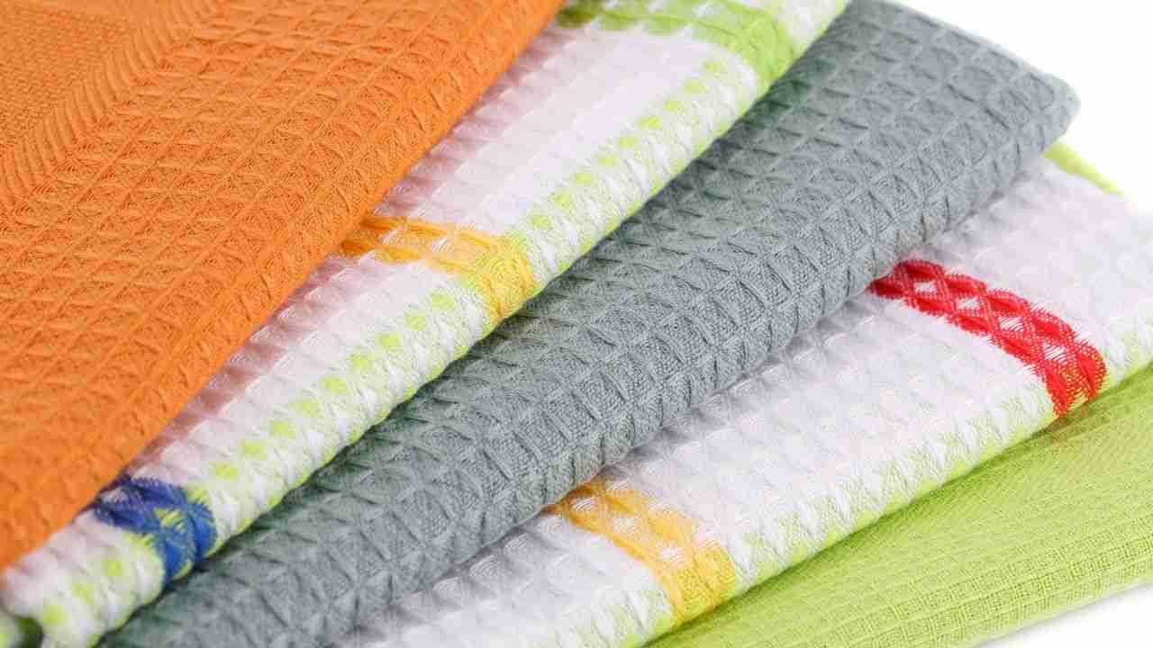 come pulire strofinacci cucina