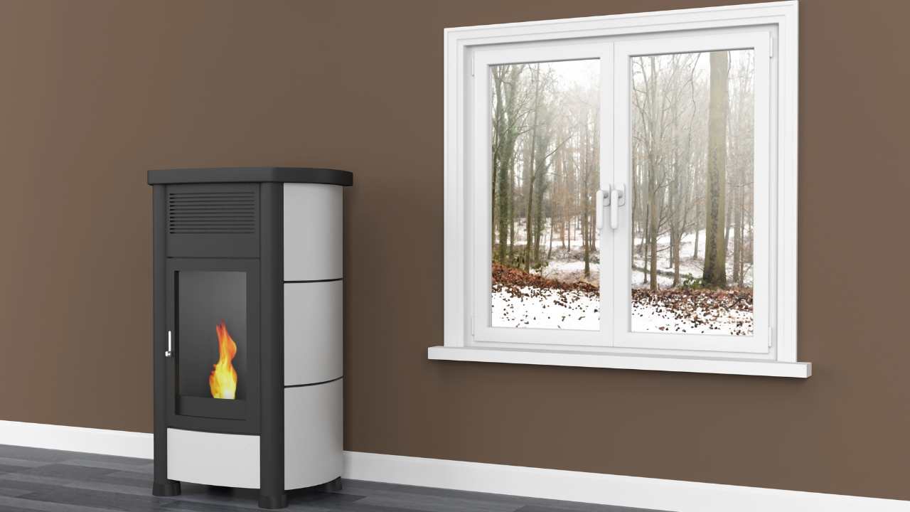 stufa a pellet camino
