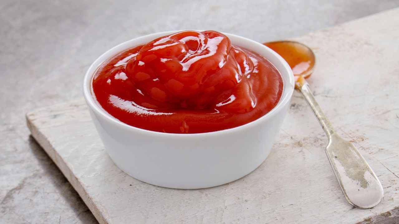 ketchup pulire