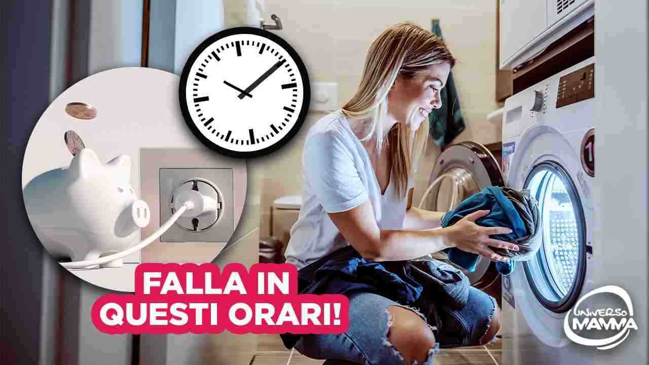 lavatrice orari