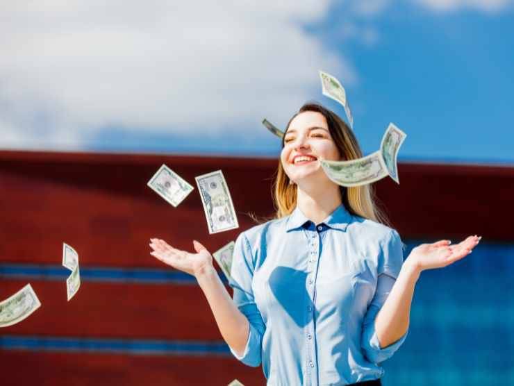 montagna soldi segno 