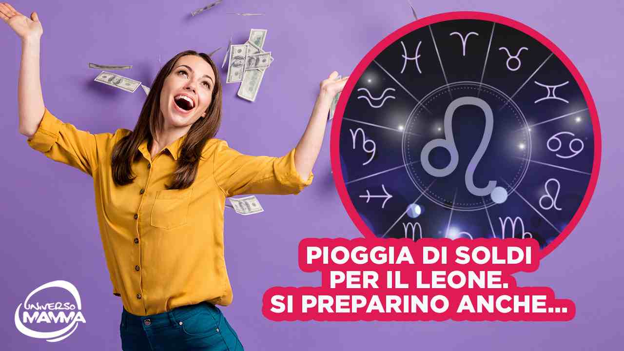 Leone pioggia di soldi