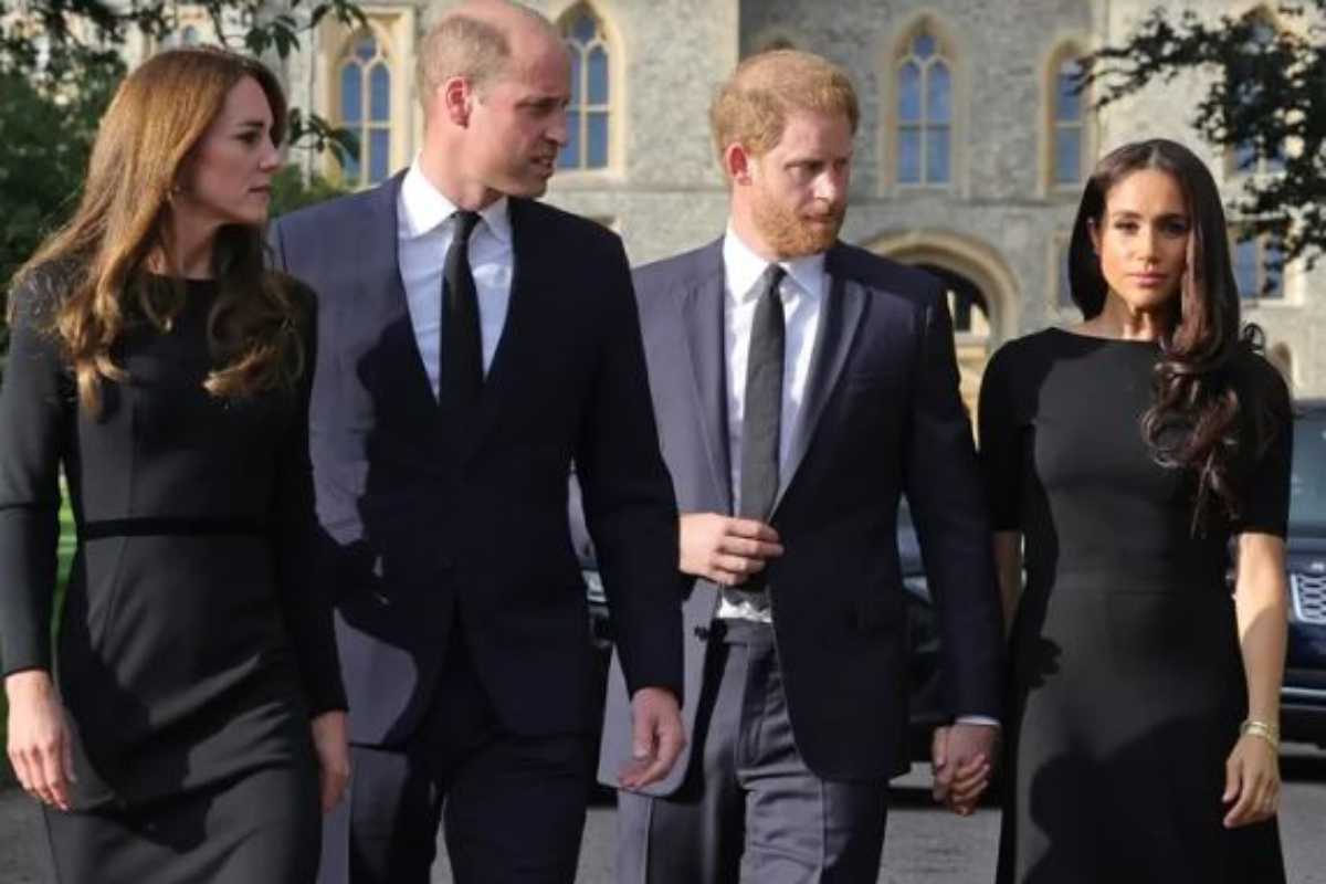 Harry Meghan Kate William royal family