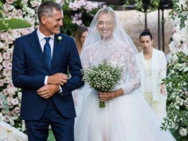 Vestito firmato sposa Chiara Ferragni