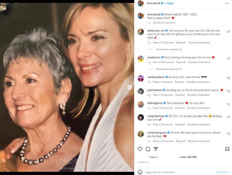 Sex and the City tragica notizia