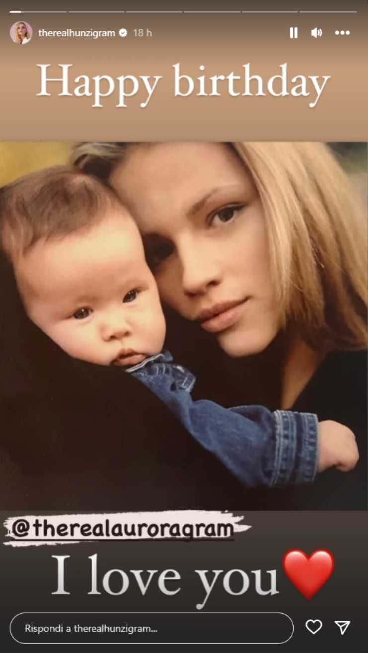 Michelle Hunziker giovanissima