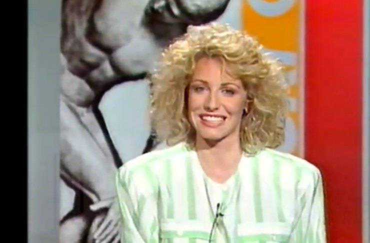 antonella clerici da giovane