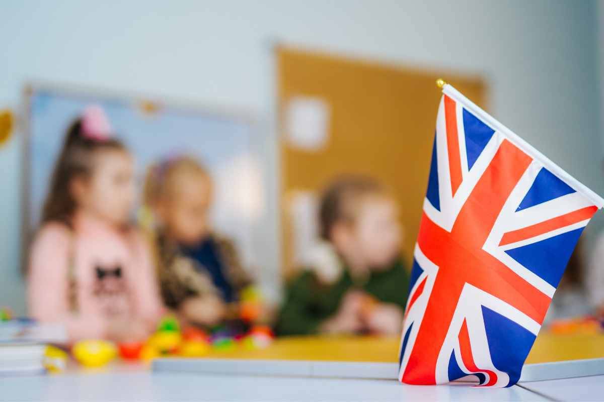 inglese imparare bambino
