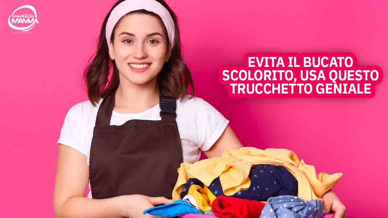 Bucato scolorito trucchetto