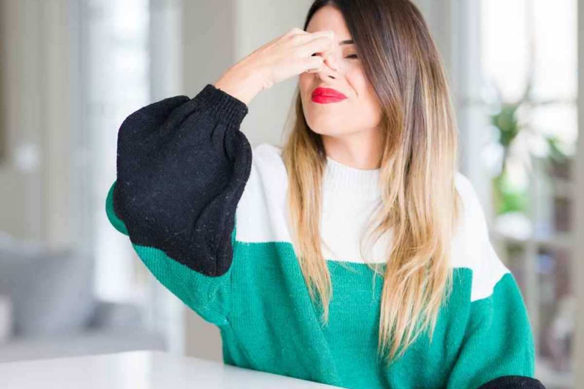 puzza sudore maglioni