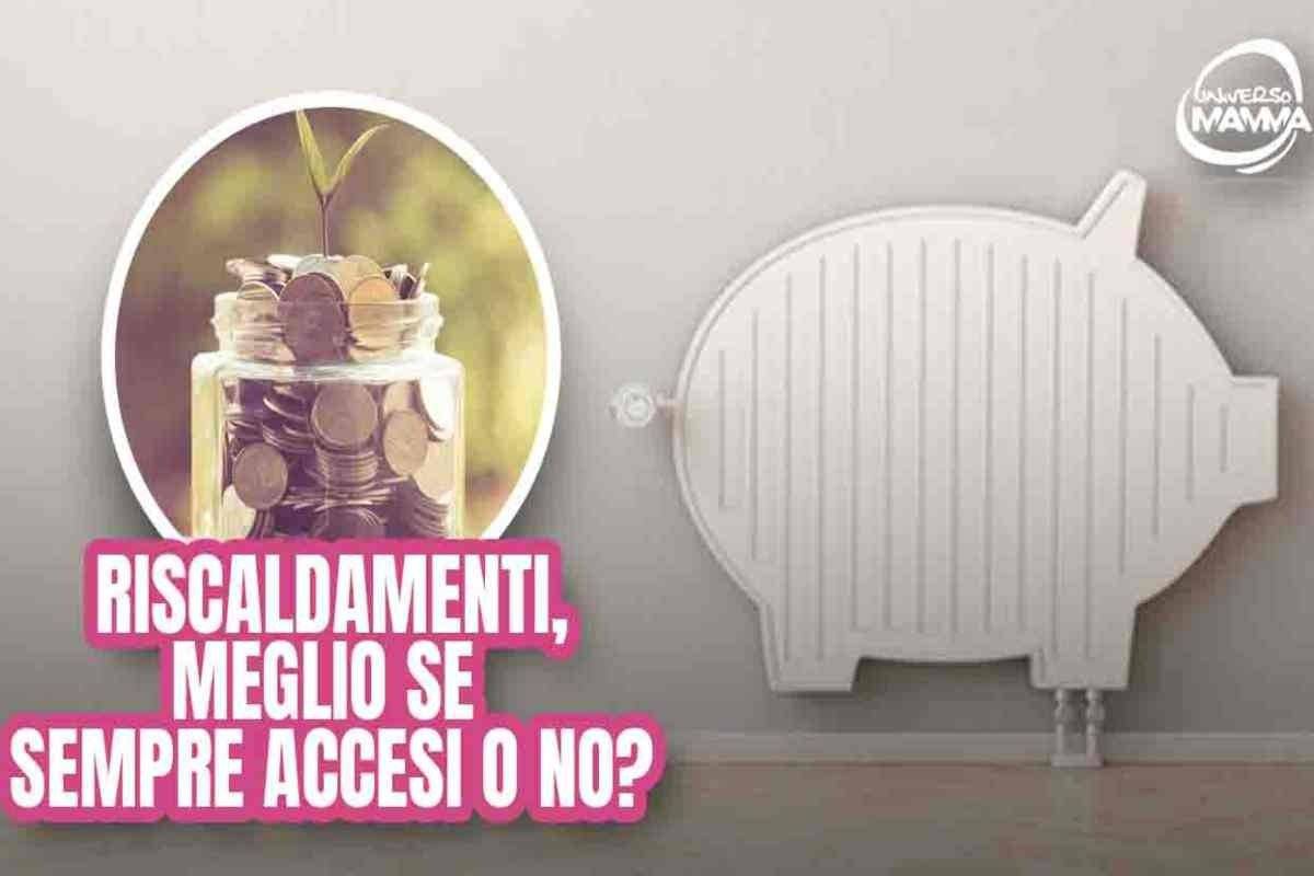 riscaldamenti accesi calorifero